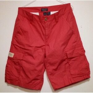 Polo Jeans Cargo Shorts Mens 38 Salmon Pink 11" Ralph Lauren Cotton Vintage Y2K